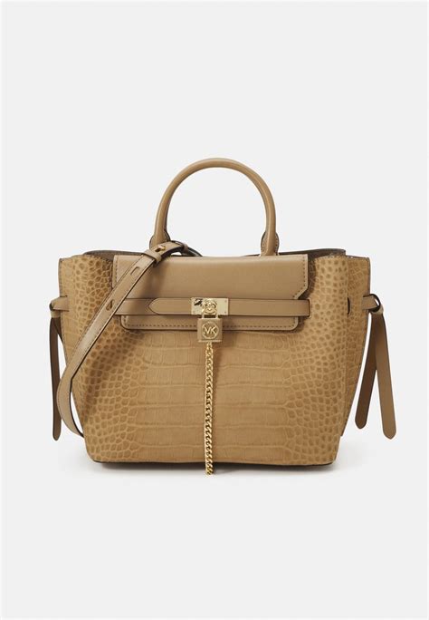 sac hamilton michael kors camel|Michael Kors leather satchel.